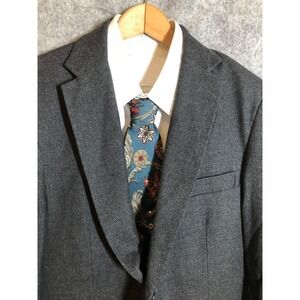 Classic Charcoal Gray Men's Blazer - Tailored Style